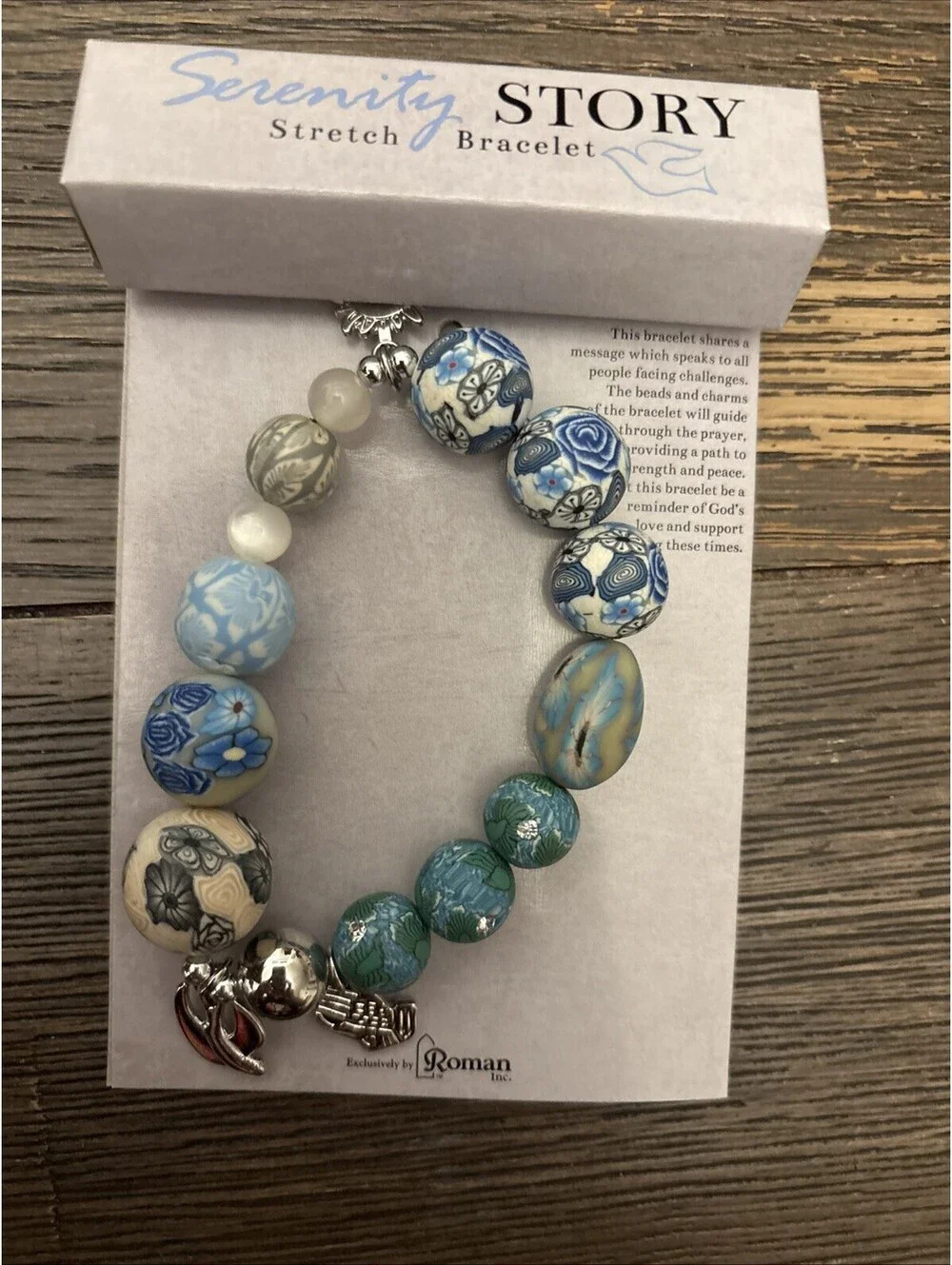 Serenity Story Bracelet - Blue and Silver